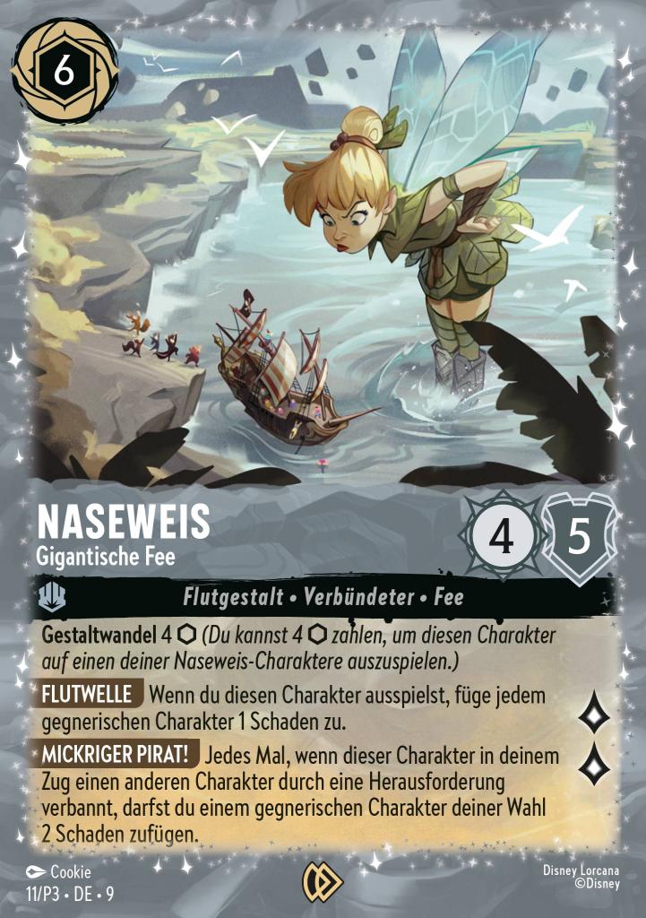 Naseweis - Gigantische Fee - Glimmer Foil Promo Karte (11/P3) - SEALED Lorcana